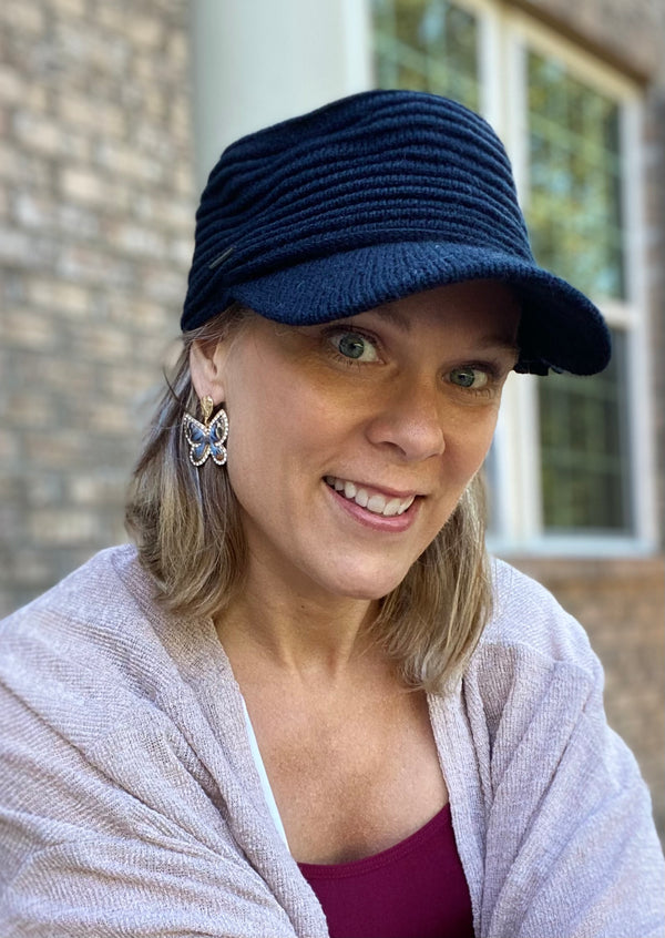Under City Lights Cadet Hat-black - The Peach Mimosa display picture 1
