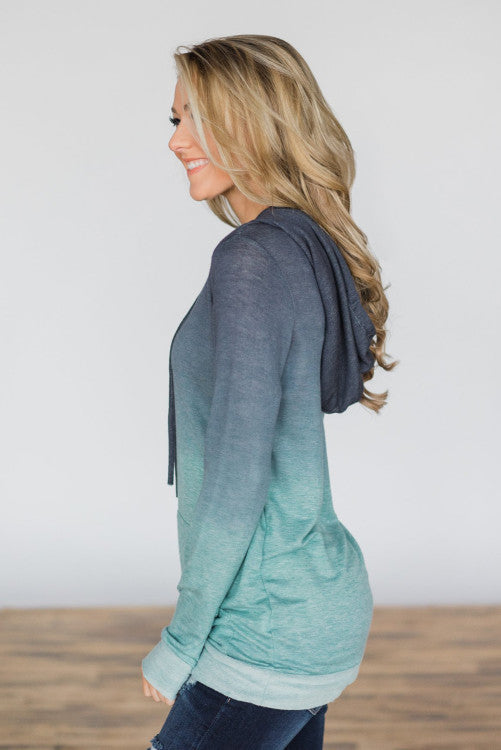 Tell Me Everything Ombre Hoodie