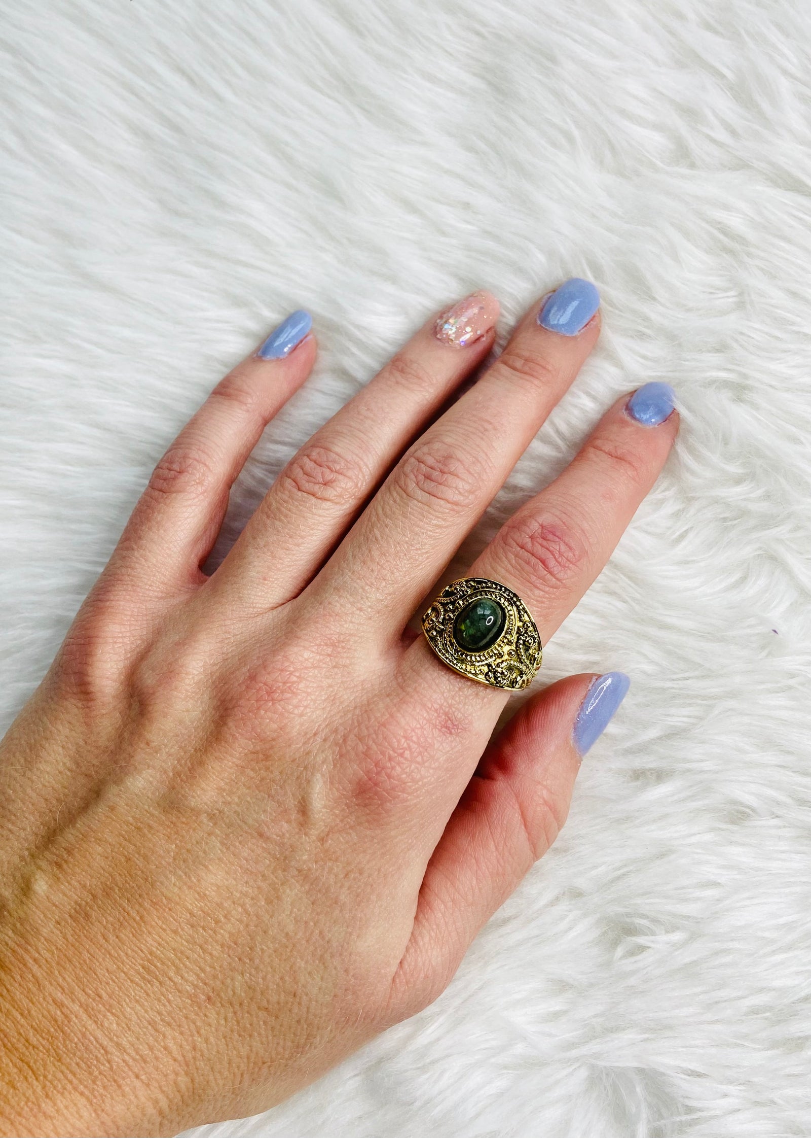 Deep Connection Jasper Ring