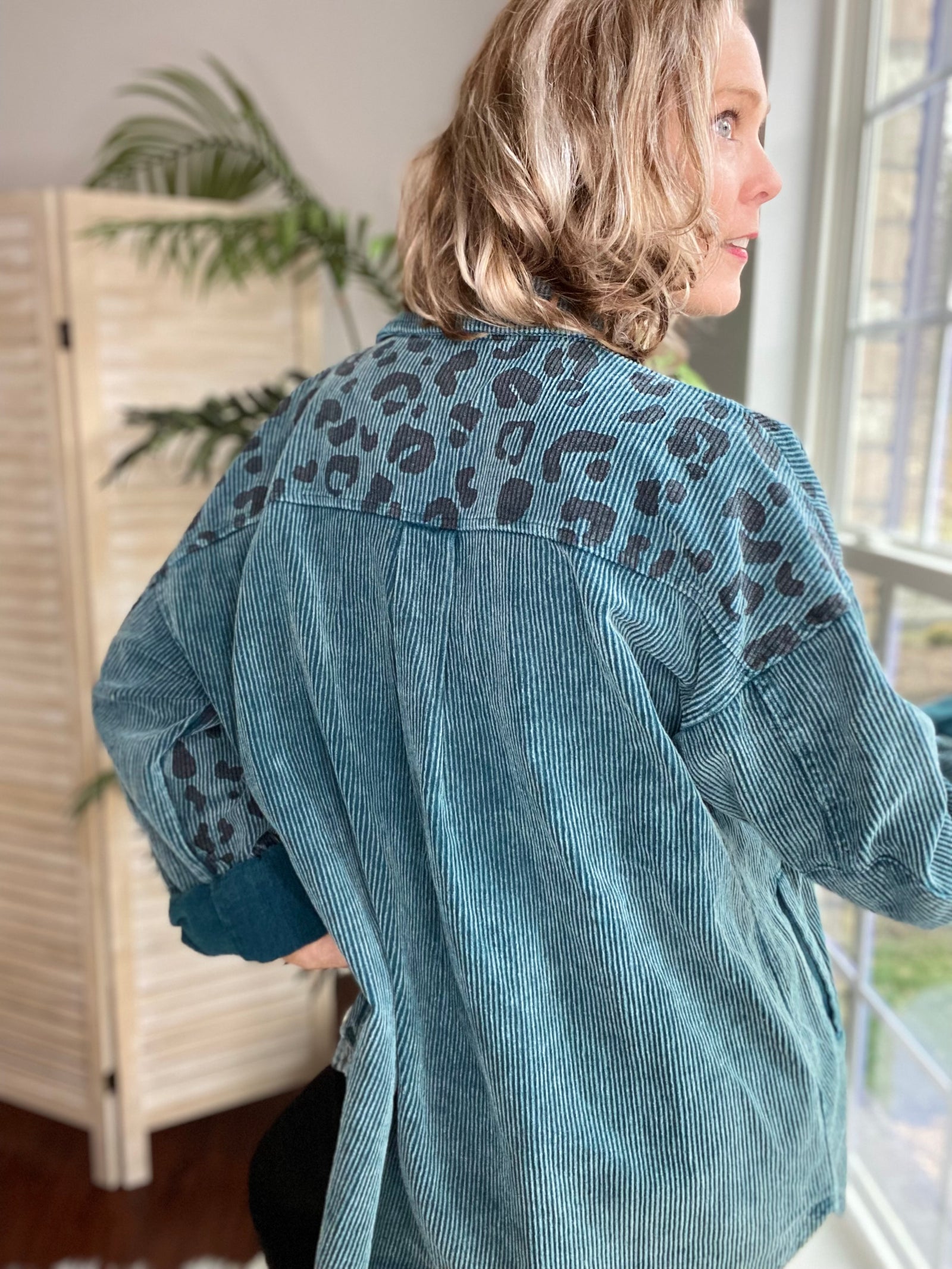 Chic Edge Corded Shacket