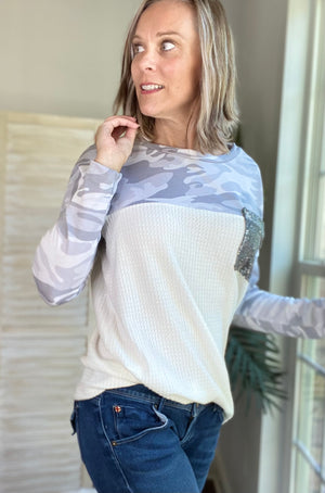 Small Town Wonder Colorblock Top