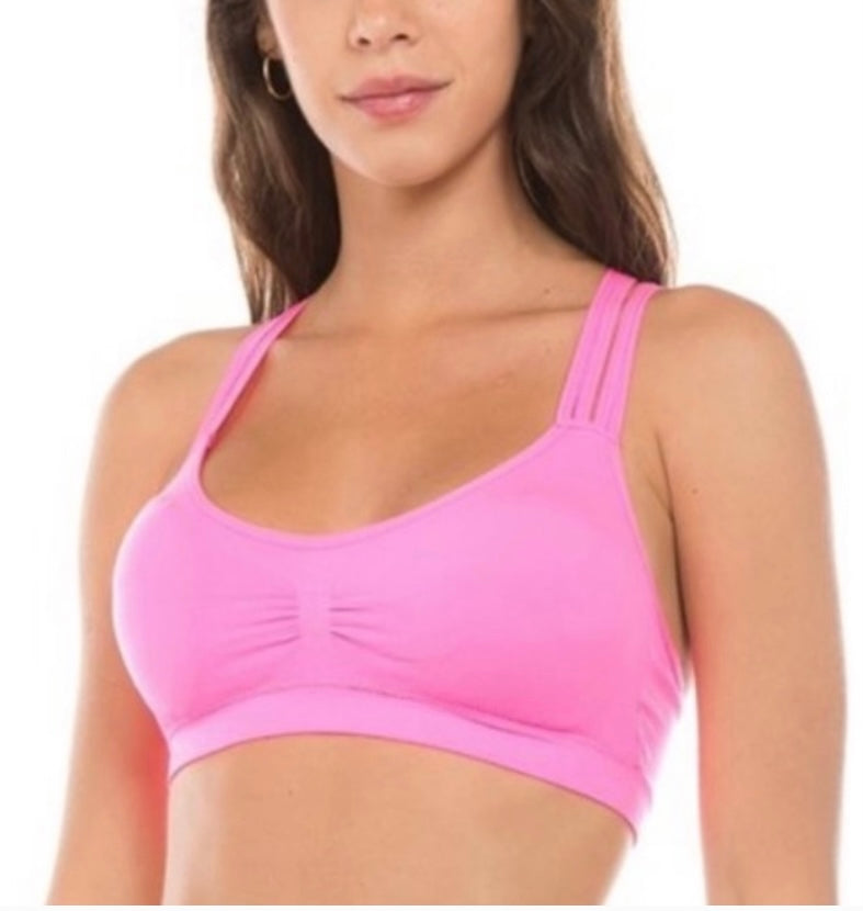 Pink Strappy Bralette