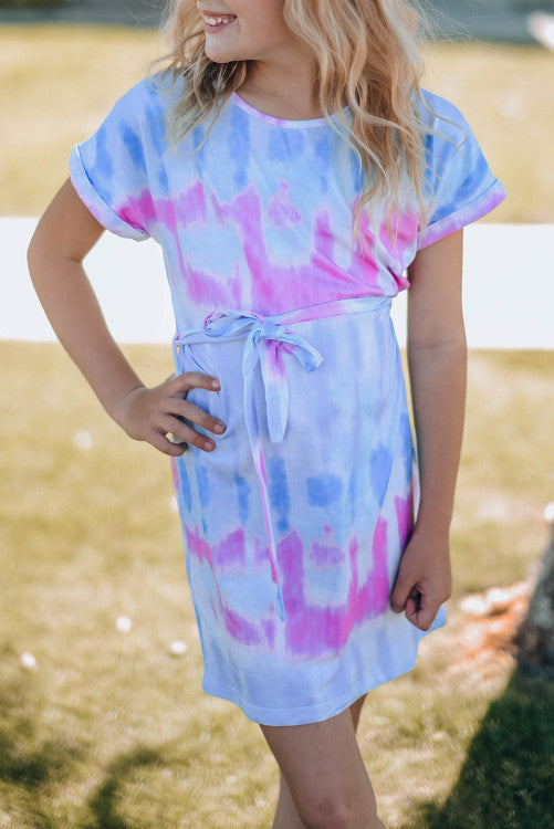 open lace back dress Guaranteed Dream Tie Dye Dress XL