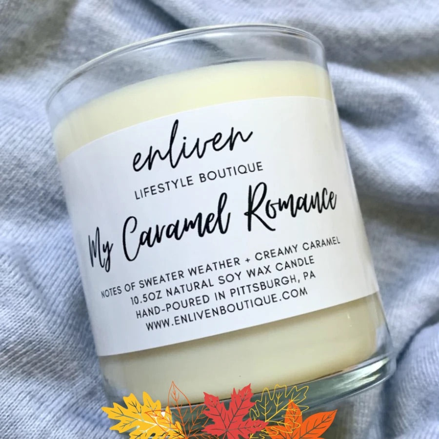 My Caramel Romance (creamy caramel scent) candle