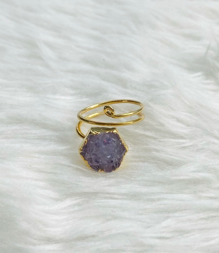 Turning Heads Druzy Ring