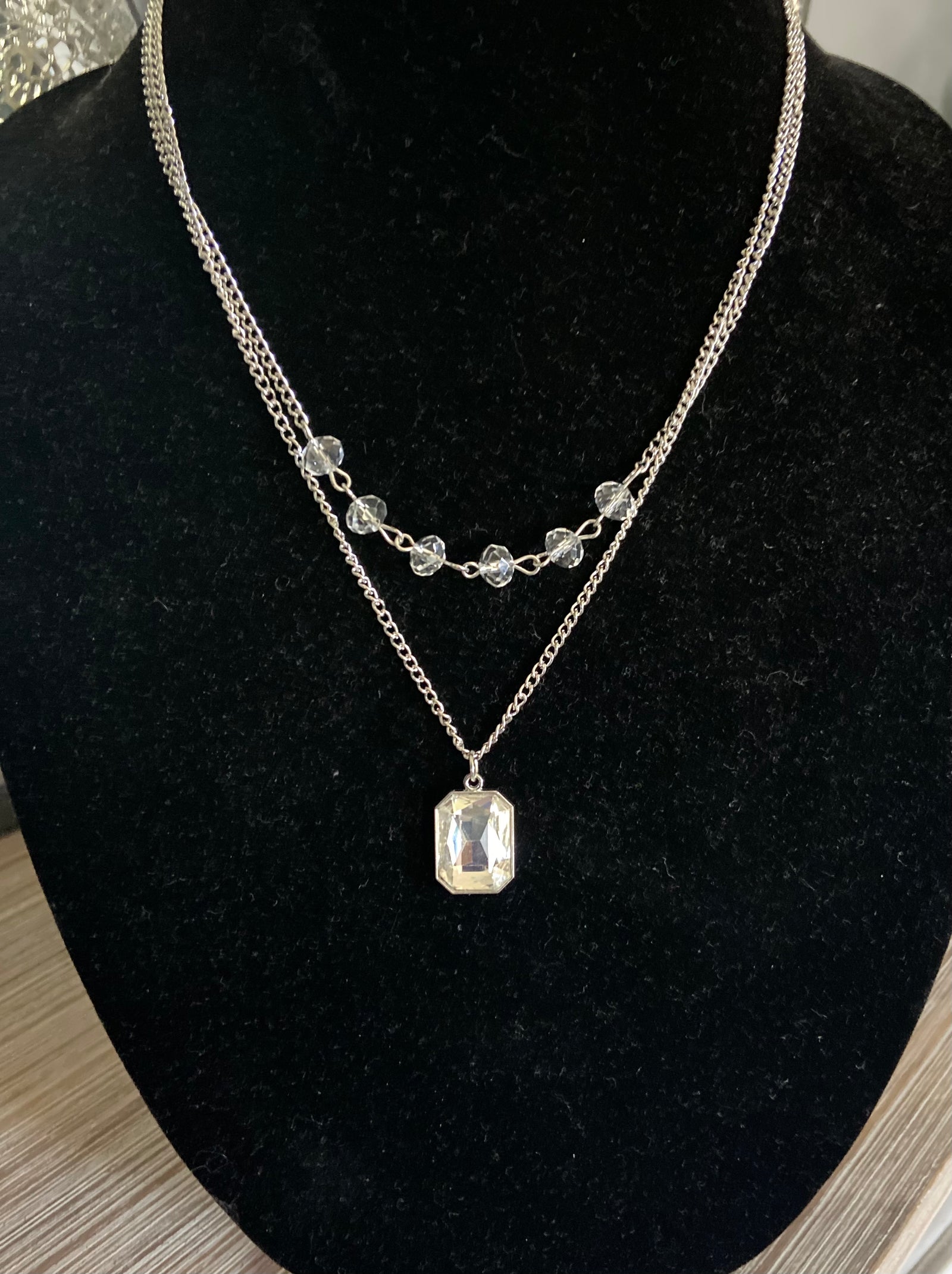 Dazzling Days Necklace-silver