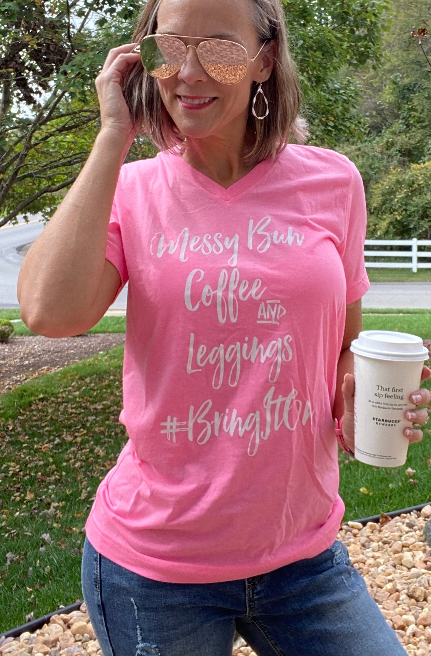 Messy Bun Graphic Tee