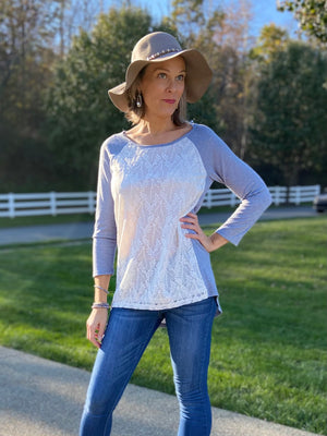 Weekend Romance Lace Top