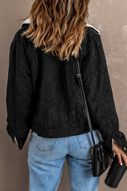 Big Plans Sherpa Corduroy Jacket
