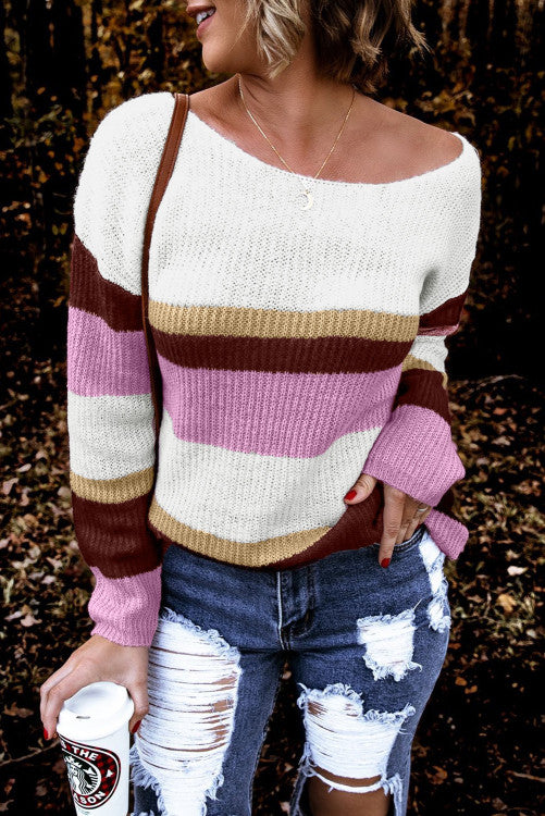 This Time Around Color block Sweater