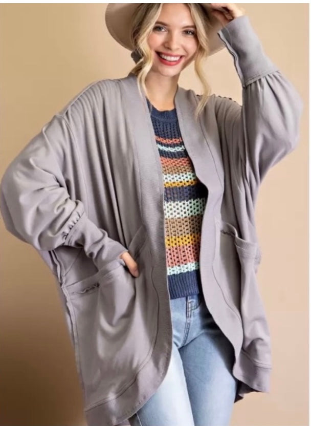 Make It Up Open Cardigan