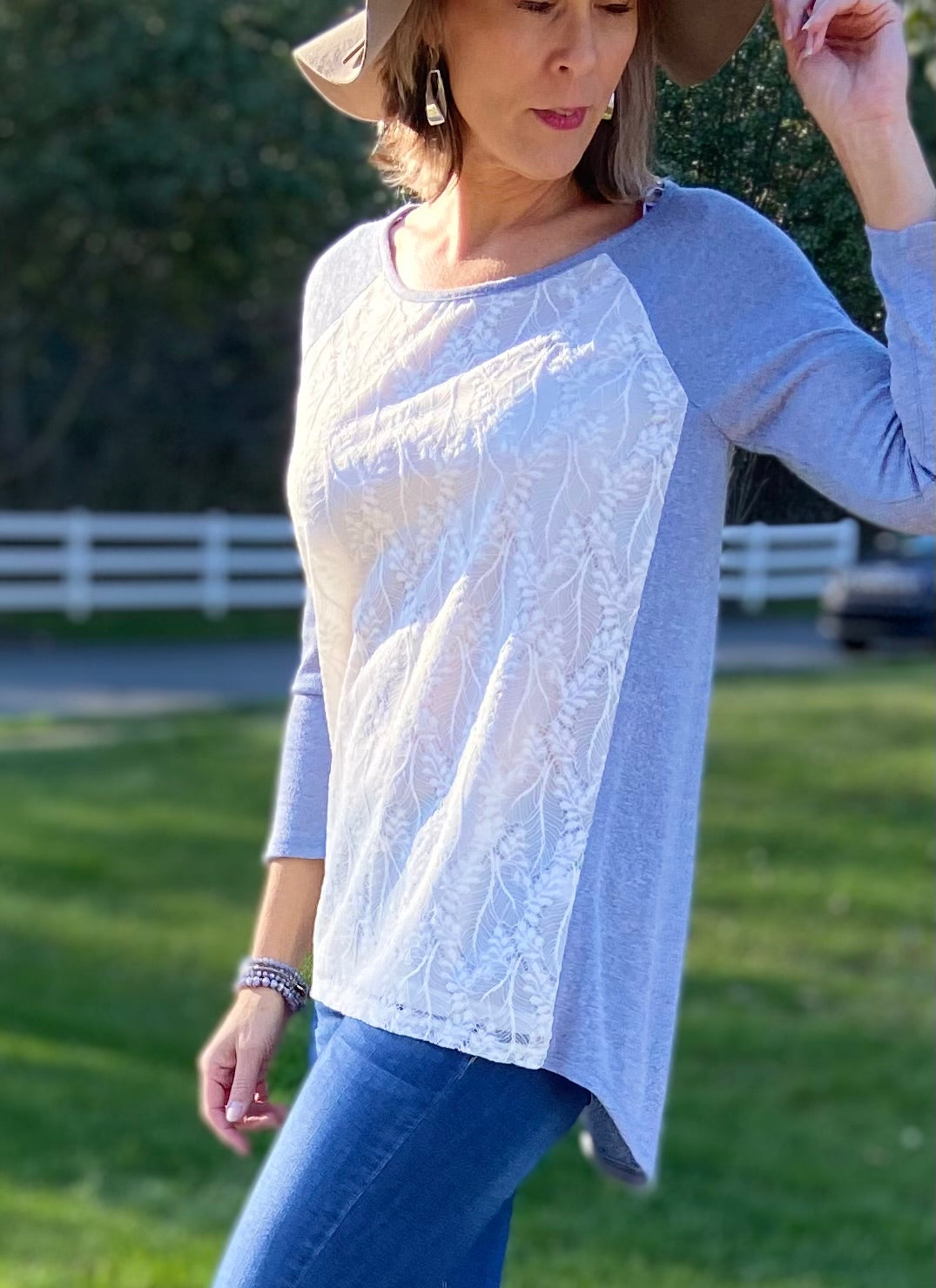 Weekend Romance Lace Top