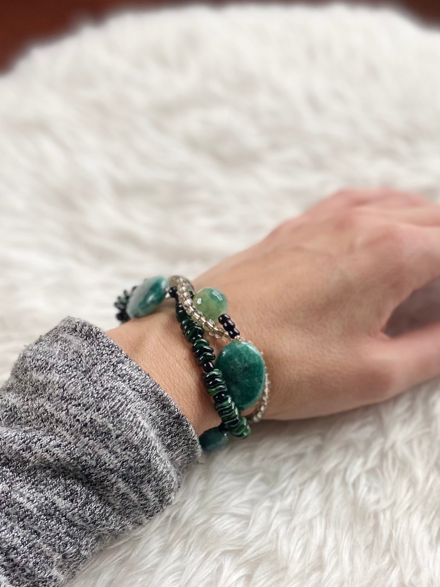 In The Meantime Jasper Bracelet